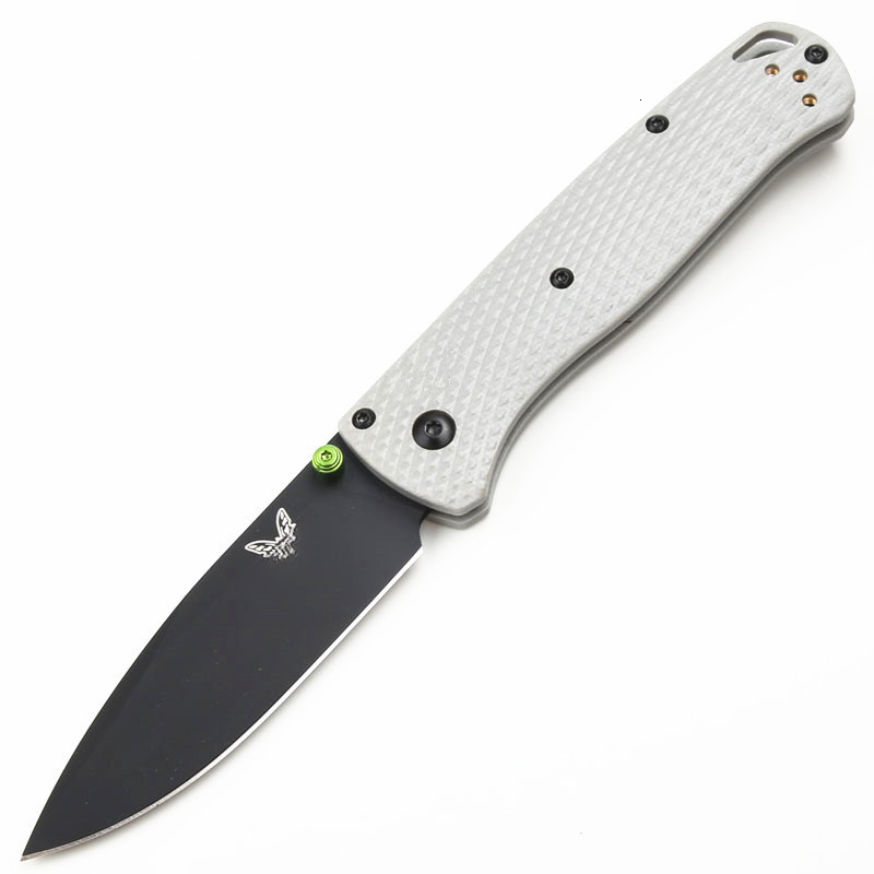BM 535-2002 Mini Camping Folding Knife, 20CV Steel Blade, G10 Textured Handle, Fruit Knife with Pocket Clip, Outdoor Hiking Hunting EDC Tool