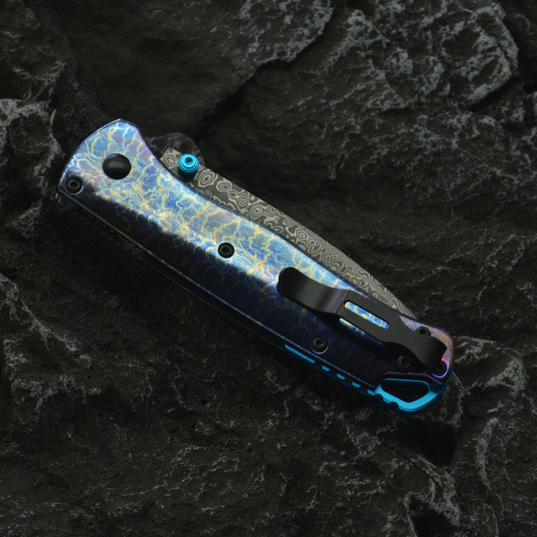 New BM535 Burn titanium Folding Knife Tactical Combat Outdoor portable EDC Pocket Knife Hand Tool 2026 Gift