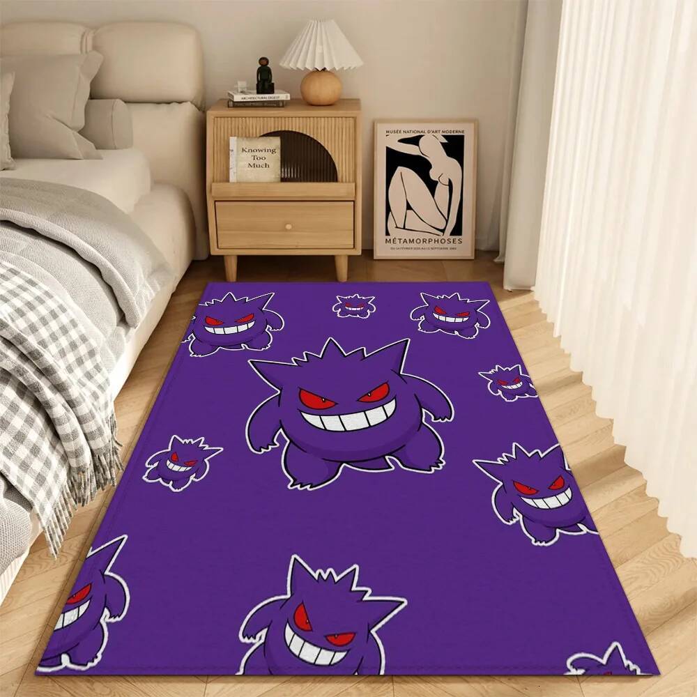 Pokemon Floor Mat Fashion Entrance Mat Living Room P-Pokemon Rugs Decoration G-Gengar Floor Mats Kitchen Carpet Balcony Doormat Front Door Bath Hot Se - view 4