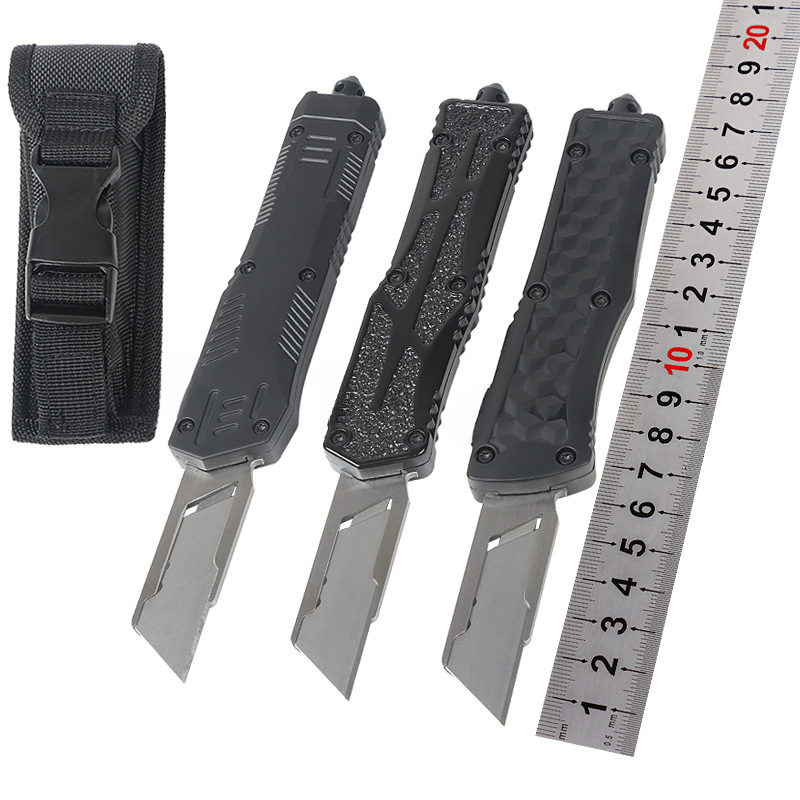 Outdoor Multi-purpose EDC Knife with 440C Steel Blade, Aluminum Alloy Handle, Portable Camping, Adventure and Survival Pocket Knife