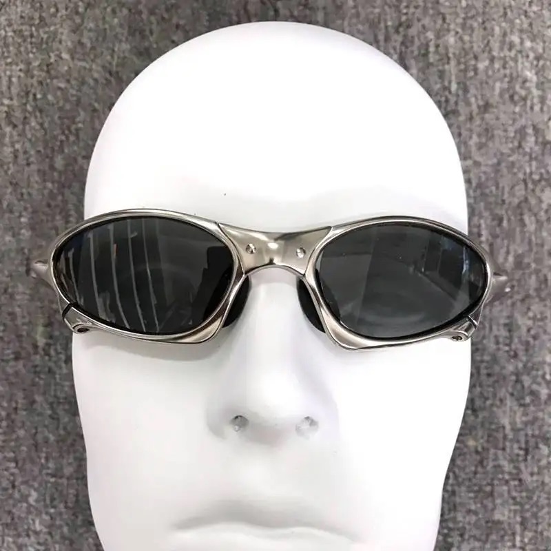 Original Polarized Sunglasses Mens Luxury Brand Fishing Metal y2k futuristic Goggles Bicycle Glasses Riding Driving Designer Sports Cycling Hiking Cli
