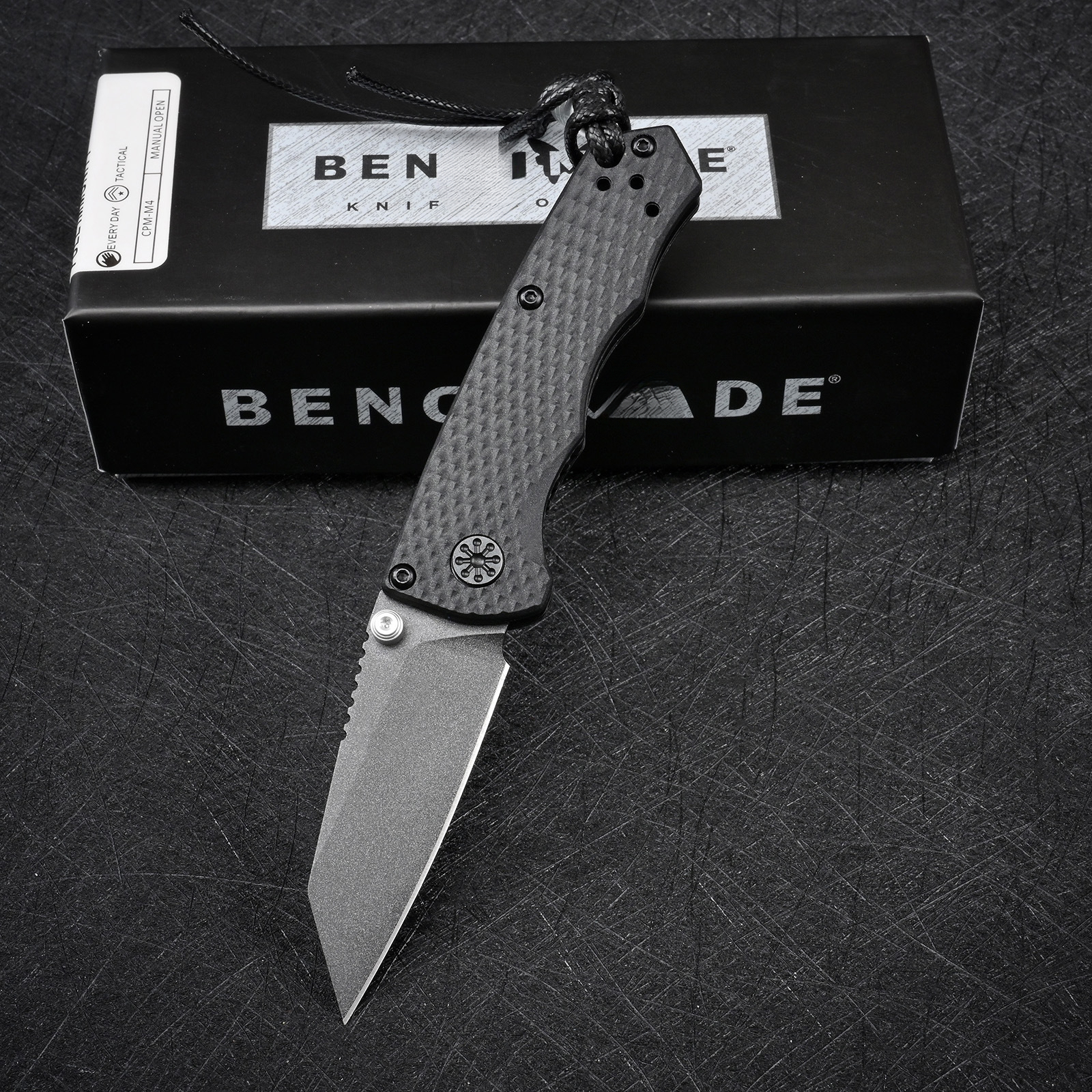 BM 290 290BK Full Immunity Nylon Handle Mini Pocket Knife Marked M4 Steel Blade Outdoor Multifunctional Camping Hunting EDC Tool