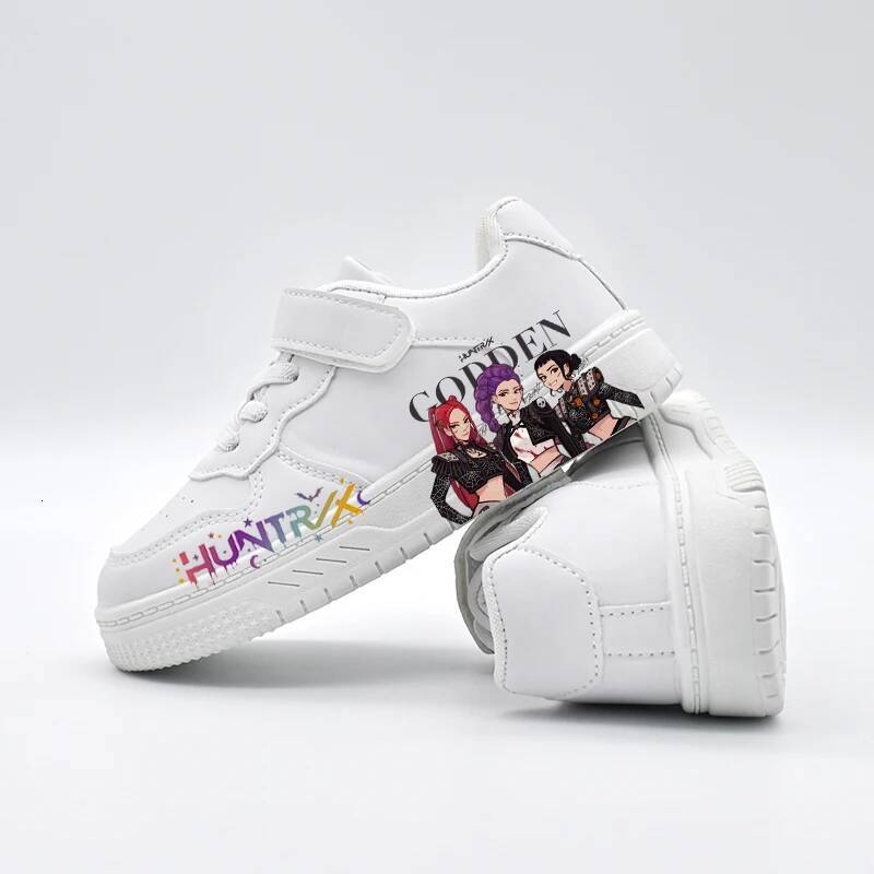 2026 Children's Fashion Casual Kids New KPOP White Sport Shoes Student Boys Girls Anti-Slip Outdoor Breathable Sneakers - view 5