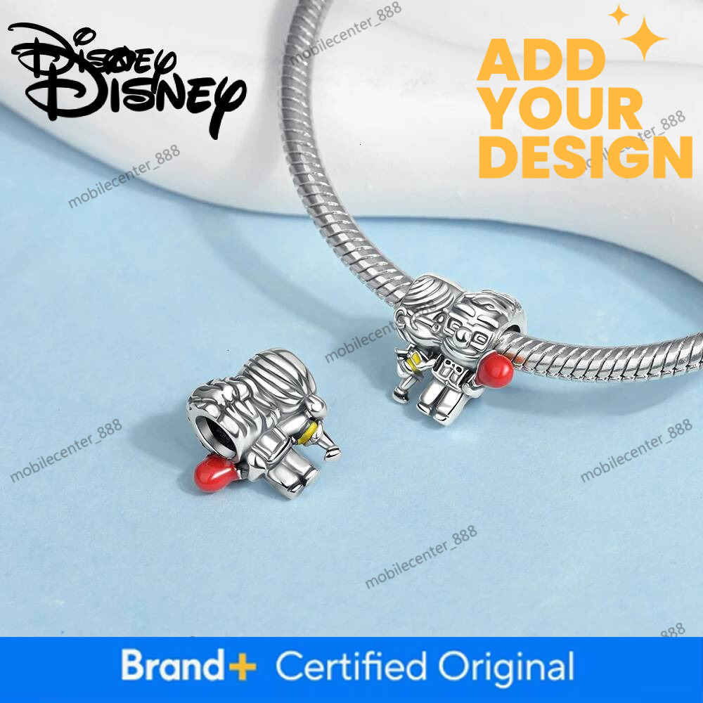 Designer Disney Jewelry 925 Silver Disney 2026 Castle Series Charms Jack&Sally Beads Pendants Fit Necklace Or Bracelet DIY Festival Women's Party