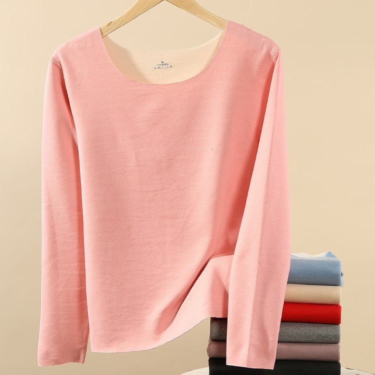 Silk couple's thermal set with a neck warmer, base layer top, clothes, pants, cashmere sweater, autumn winter fleece-lined and thickened