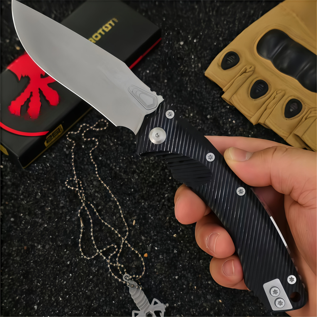 Carbon Fiber / G10 Ball Bearing Mark M390MK Blade Hunting Fish Outdoor EDC Tool Folding Camping Knife