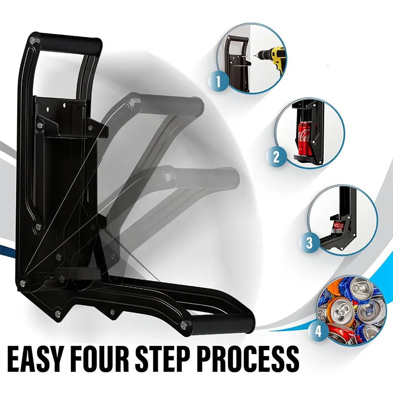 Can Crushers for Recycling 16 oz Heavy Duty Metal Can Crusher Wall Mounted Soda Beer Can Smasher for Recycling w Bottle Opener 260427