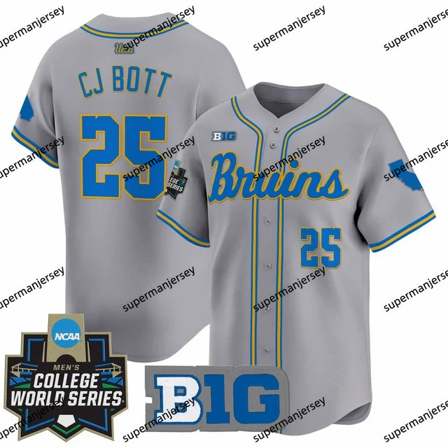 2025 World Series UCLA Bruins baseball jersey men women youth