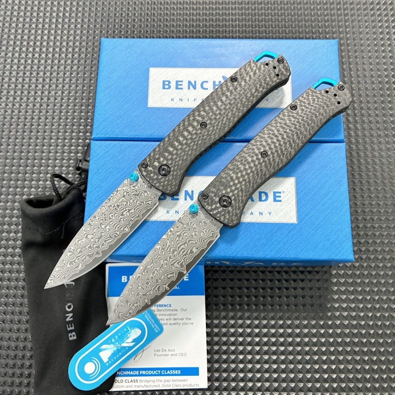 Mini Bugout BM 533-3 Pocket Folding Knife S90V Blade Carbon Fiber Handles Easy To Carry Outdoors Tactical Defense Survival Tools