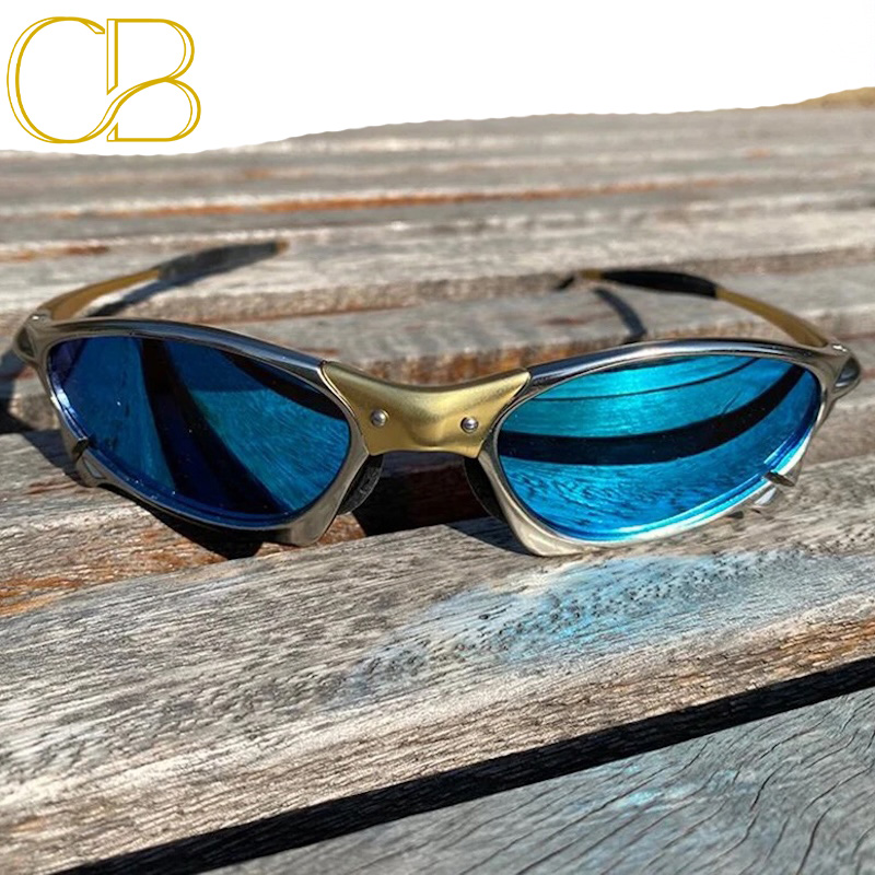 Original Polarized Sunglasses Luxury Brand Designer Man Hiking Glasses Fishing Metal Bicycle Goggles Cycling Eyewear Riding Sports Y2K Windproof Outdo