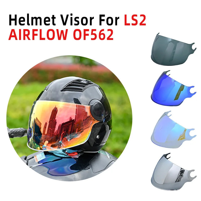Helmet Visor For LS2 AIRFLOW LS2 OF 562 Helmet Wind Shield Visor Replacement Parts Cascos Moto Visera Capacetes Accessories 260429