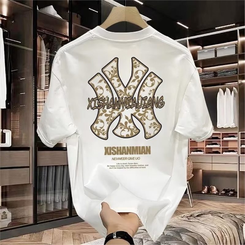 T Shirts For Men Designer Graphic Tee Oversized Golf White Sweatshirt Tee Shirt Homme Breathable Casual Style Summer Y2k Polo Shirt Sporty Style Essen