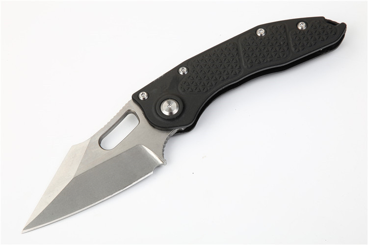 Folding knife D2 blade, nylon fiberglass handle outdoor EDC tool