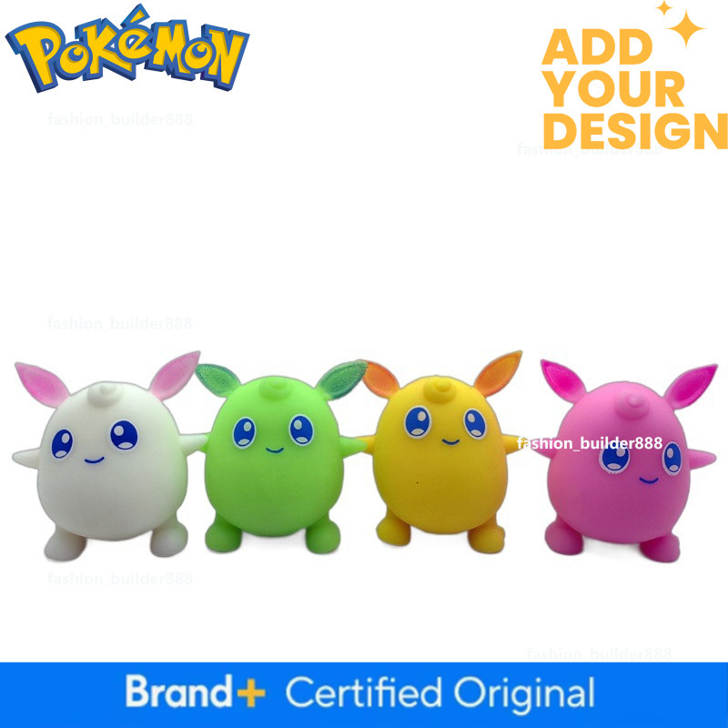 Pokemon Doll Stress-Relief Jigglypuff Pokemon Squishy For Venting And Boredom Relief, Popular Cross-Border Toy Hot Sell