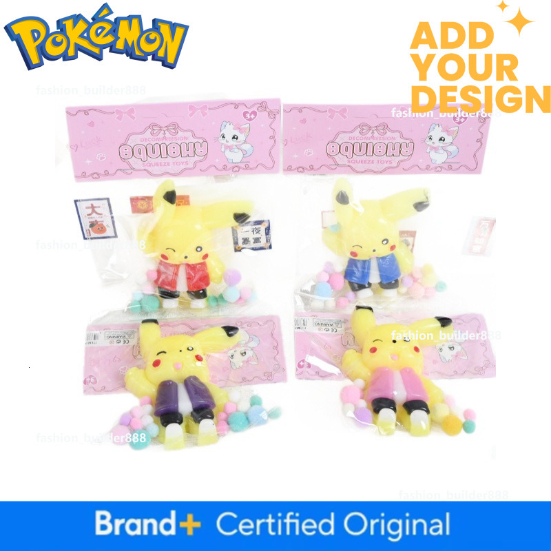Pokemon Doll Pikachu Squishy For Stress Relief, Funny Cartoon Cute Pet, Pokemon Slow Rebound Toy Wholesale Hot Sell