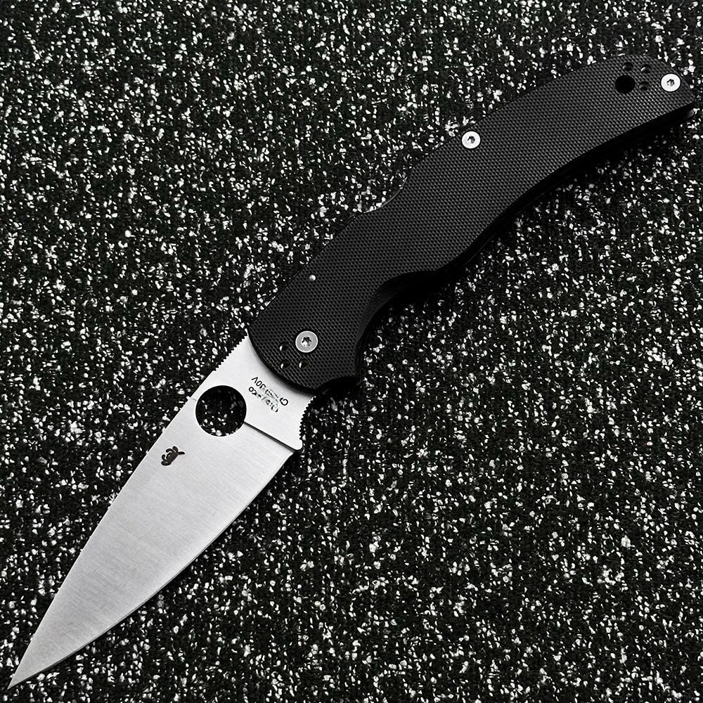 C244G10 handle portable pocket outdoor folding camping survival sharp tactical self-defense EDC tool knife