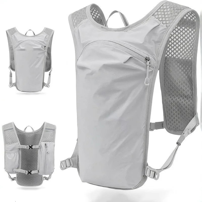 Running Hydration Vest Backpack for Hiking Cycling Marathon Lightweight Water Chest Pack With Phone Storage Pocket 260429