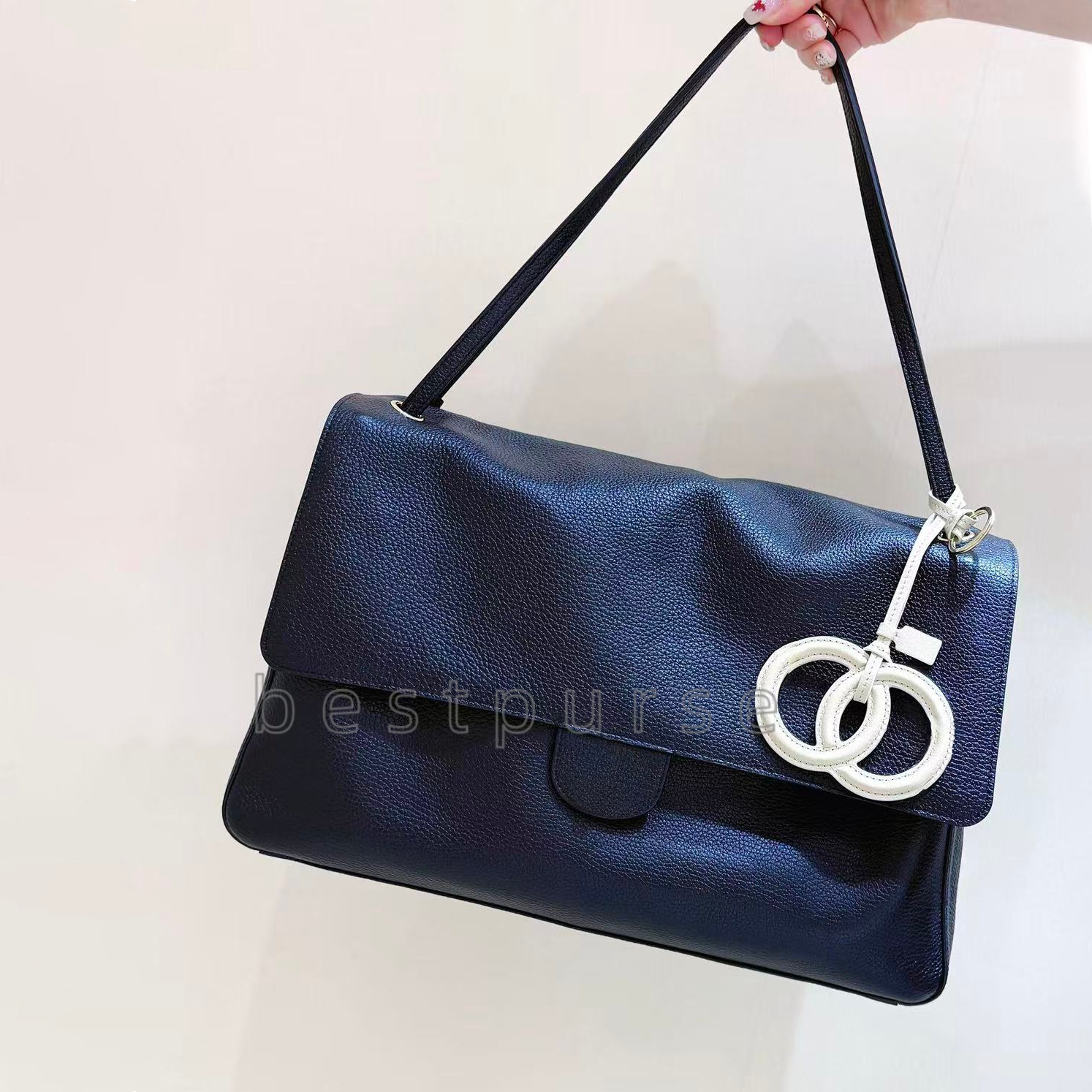 large flap bag Maxi Hobo Bag Luxury Designer Genuine Leather Shoulder Bag Golden Hardware Clutch Bag Credit Card Slot Handbag Women Casual Shopping Purse