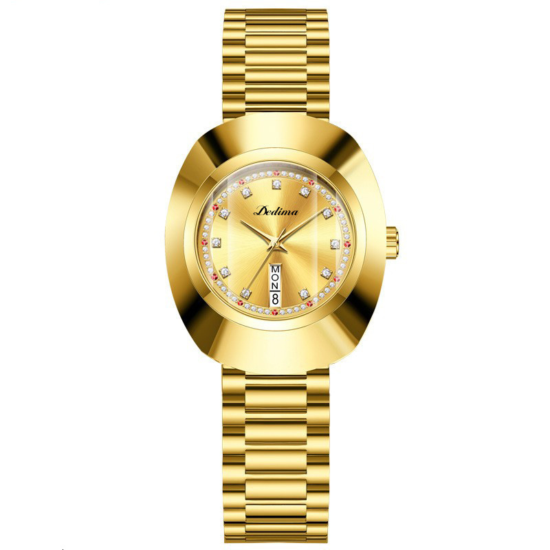 Gold Business Personality Handsome Watch Fashionable Casual Quartz Watch 250530