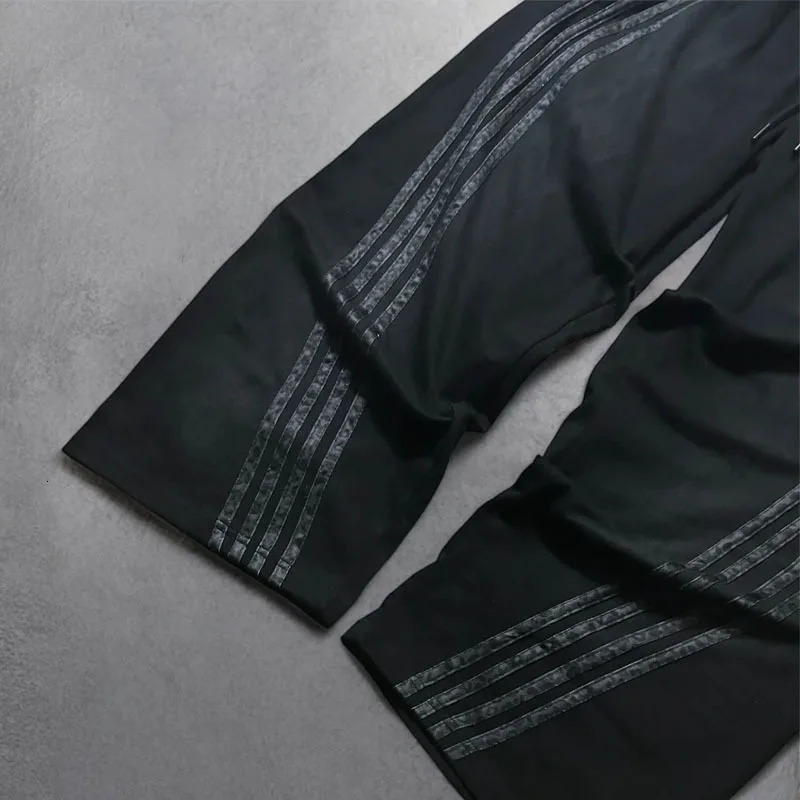 Spring and autumn style straight pants casual sweatpants trendy mens color matching striped street dance pants versatile 260428 - view 4