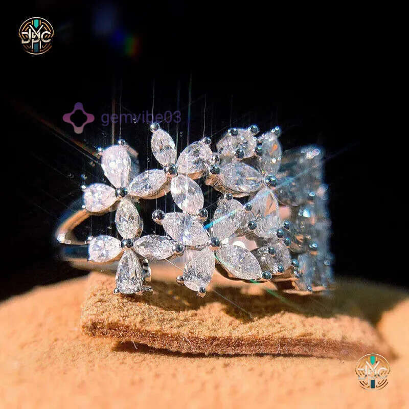 Womens Diamond Fashion Leaf Jewelry Wedding Engagement Ring For Women
