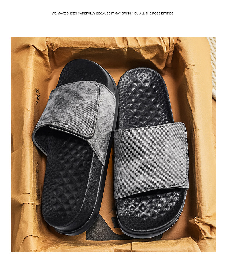 Luxurious Men's Summer New Style Thick-soled Durable Sandals Of 2026 Model High-end Anti-slip Korean-style Simple Outdoor Beach Sandals Designer 