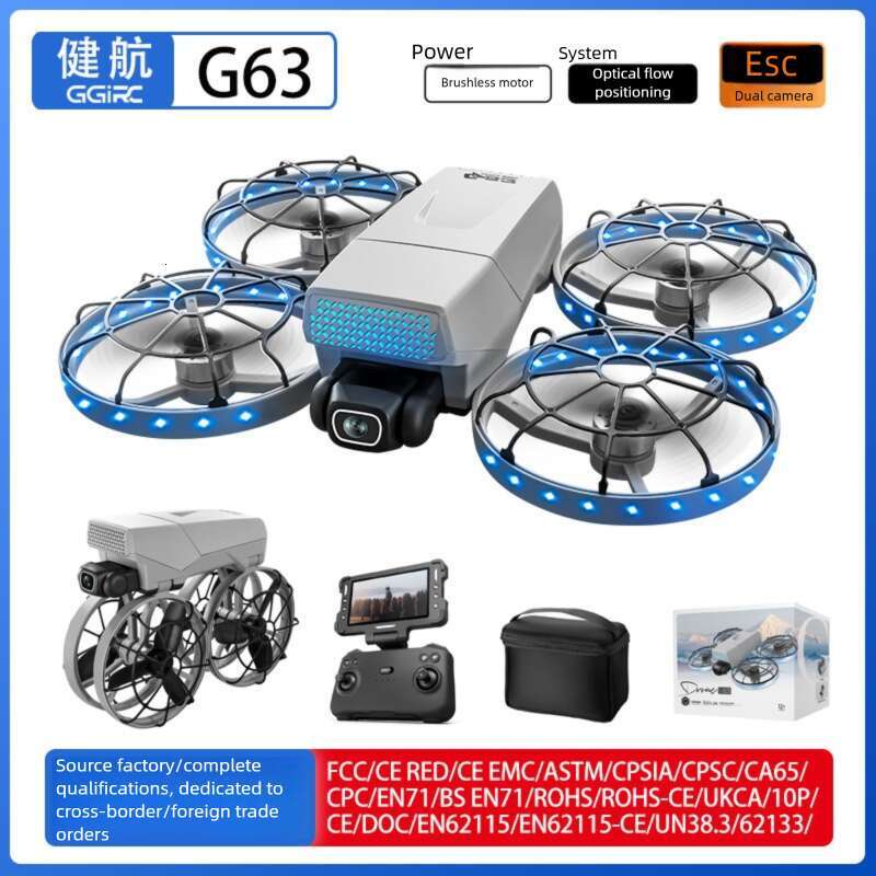 Famous Brand New G Drone Brushless Optical Flow Aerial Photography Flying Machine Folding Display Screen Lighting Quadcopter CKS
