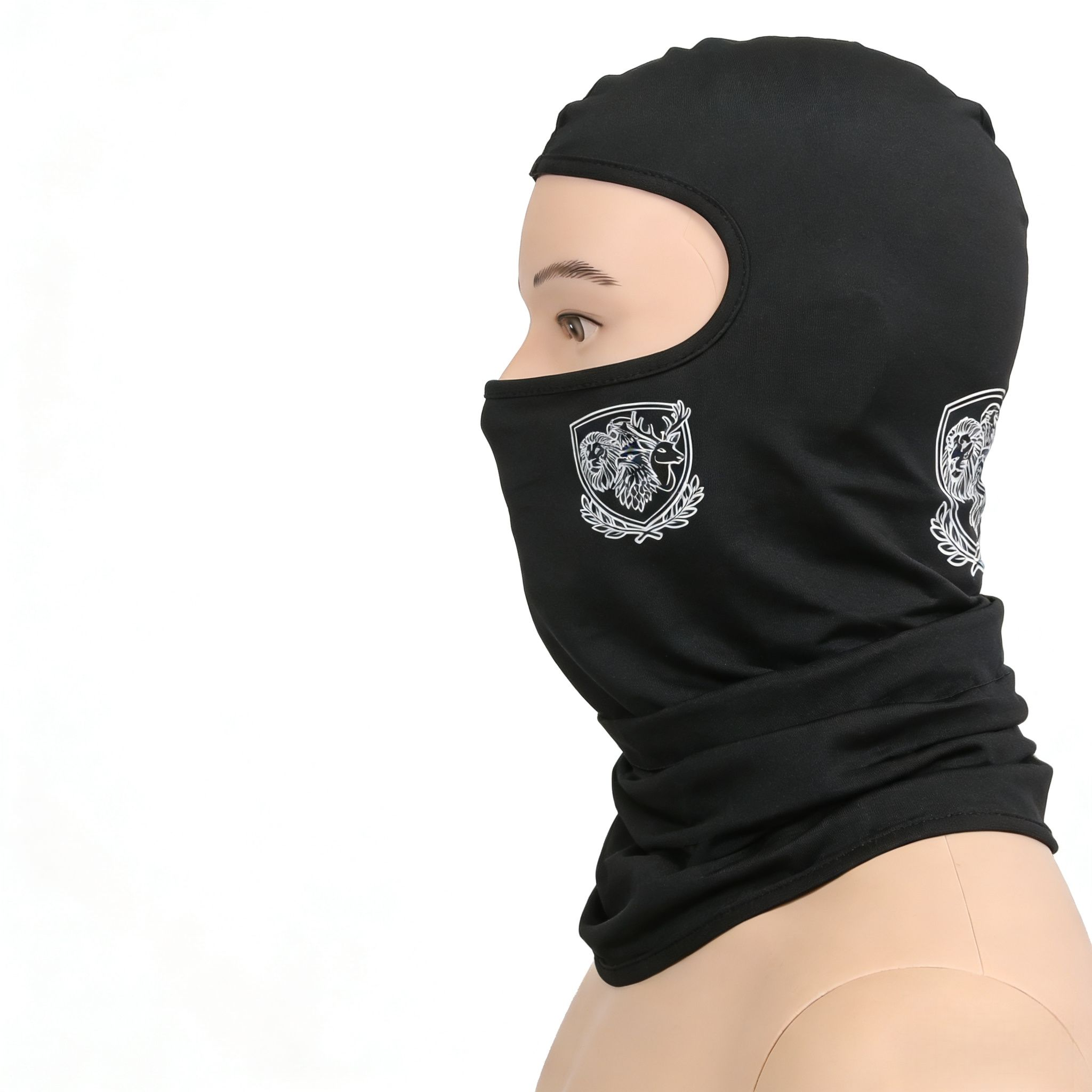 Motorcycle balaclava quick-drying full-face mask UV protection motorcycle cross-country motorcycle racing helmet lined with wind scarf mountain bike h