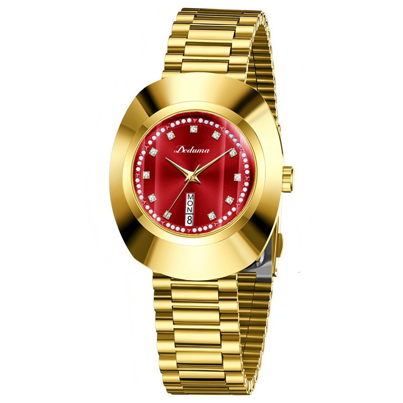 Gold Business Personality Handsome Watch Fashionable Casual Quartz Watch 250530