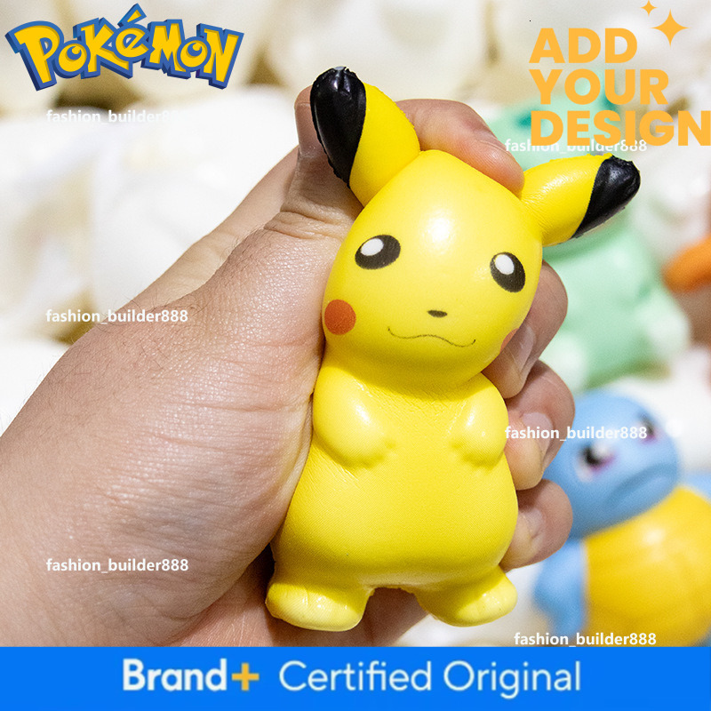 Pokemon Doll Authentic Pokemon Slow-Rebound Stress-Relief Squishy Toys For Children, Wholesale Decorative Items, Street Vendor Figurines, Trendy Colle