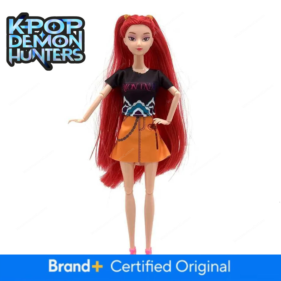 HOT Anime Kpop Demon Hunters Witch Hunter Group High Appearance Glue Girls Heart Decorative Doll Holiday Gifts