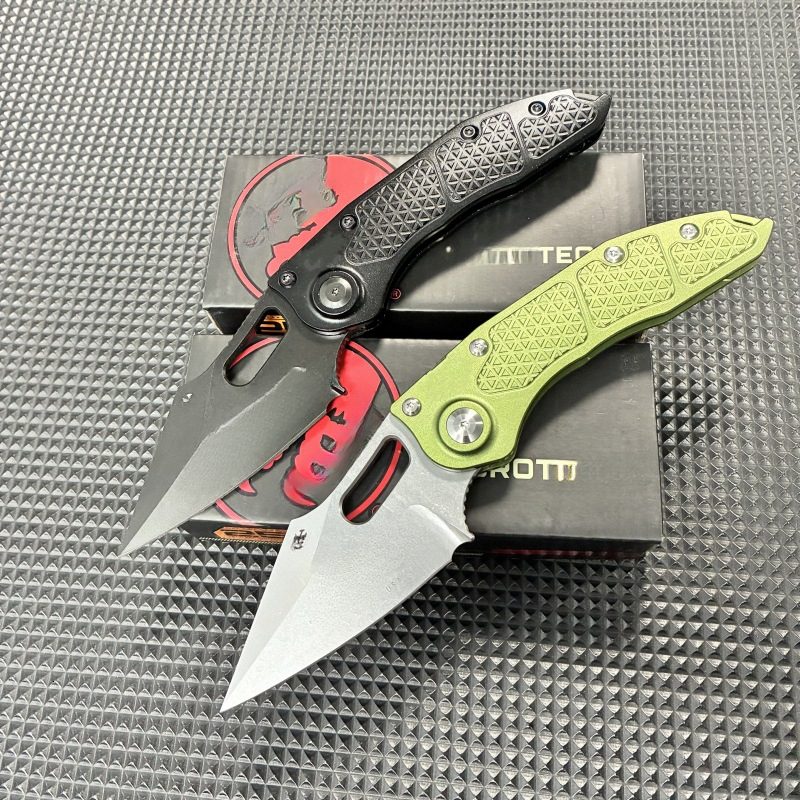 folding D2 Mark M390 blade 6061-T6 Aluminum handle outdoor tactical camping hunting EDC tool kitchen knife