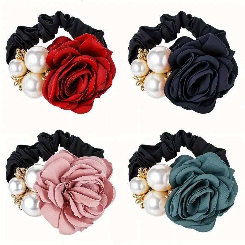 1/4Pcs Hair Accessories for Women Headbands Rings Scrunchies