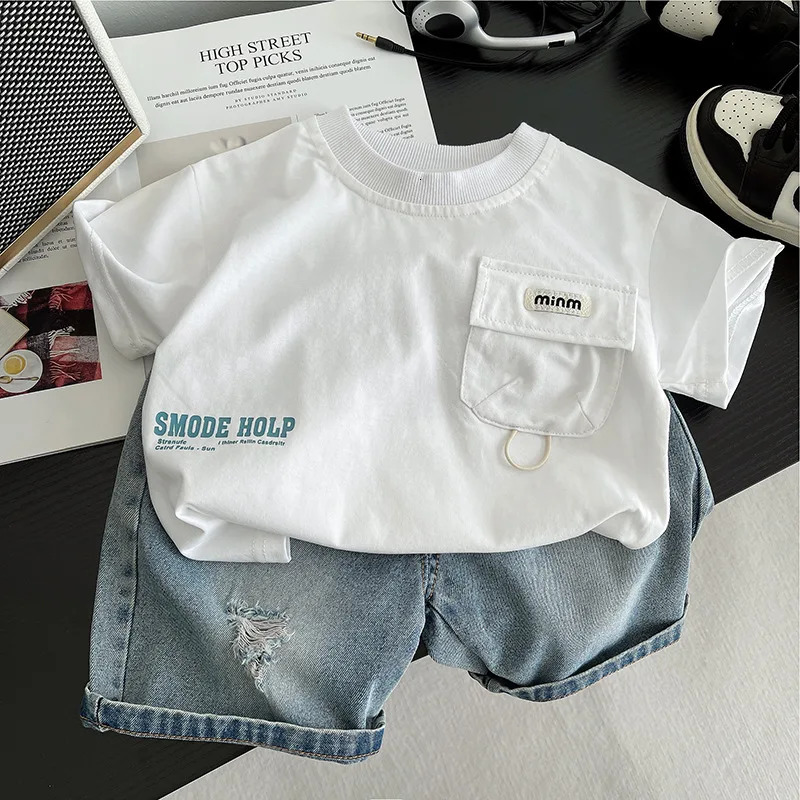 Summer Infant Boys Clothing For Children Casual T-Shirt Shorts 2PcsSet Toddler Baby Girl Clothes Costume Kids Tracksuits 260428