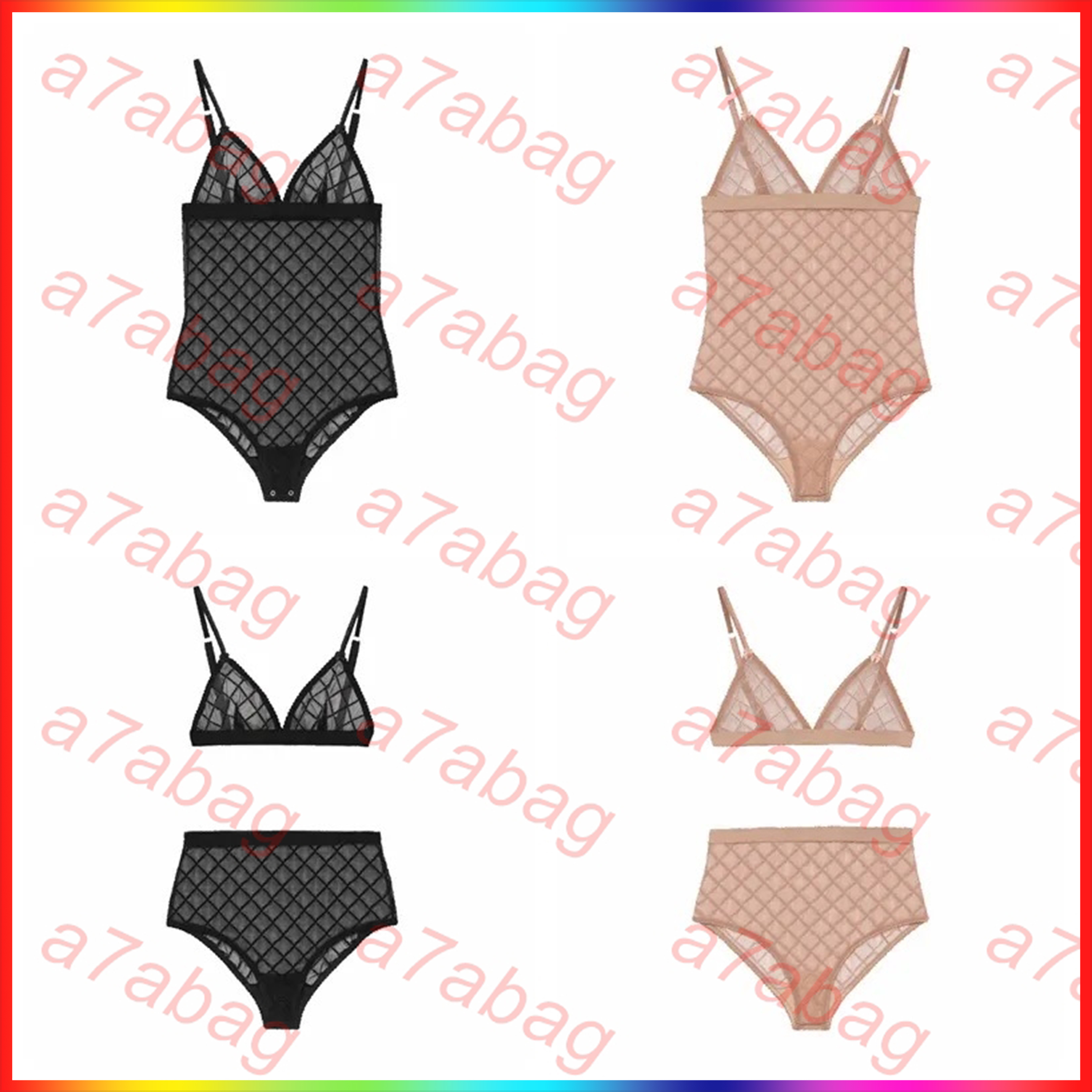 Designer Womens Bikinis Set beach wear Bodysuit Letters Lace Embroidered Tulle Lingerie fashion Womens sexy bathing suit multi styles classical bathing suit