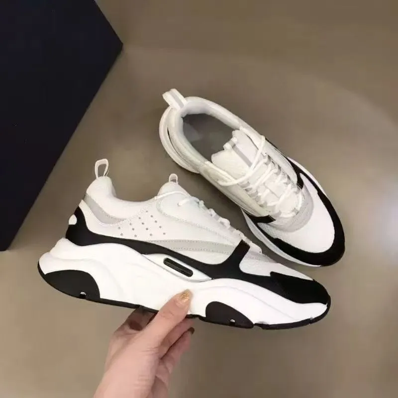 Designer shoe for men Chunky Sole White Black Breathable Panel Design Casual Running Men's Sports Shoes Sneaker Low Top Sneakers Outdoor 369