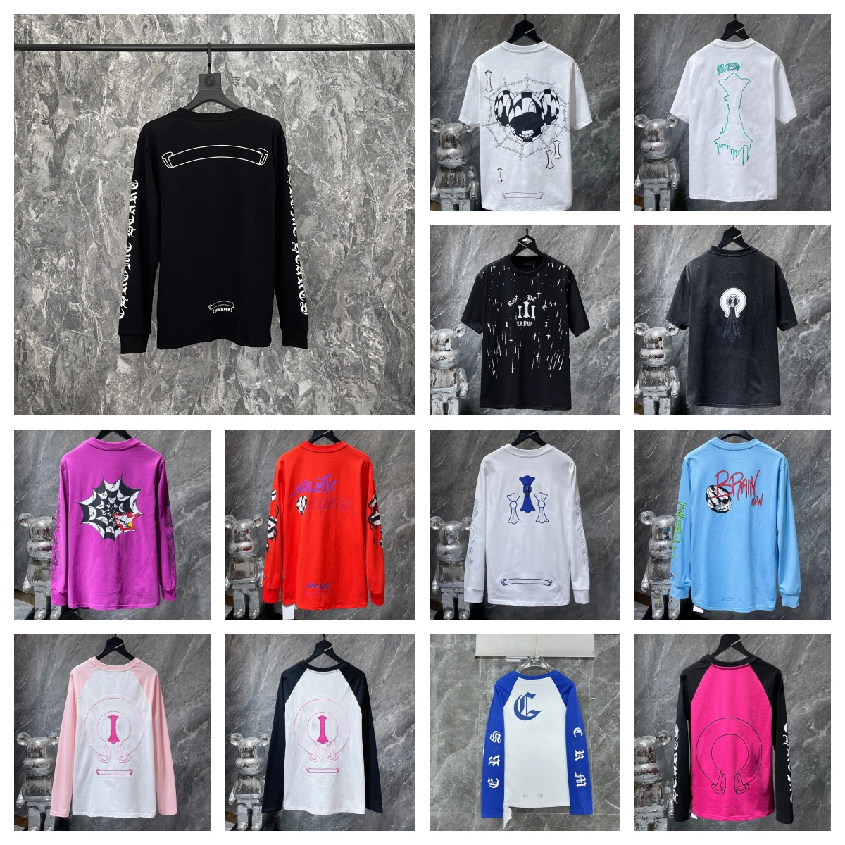 mens tshirt Designer Men T Shirts Popular Fashion High Street Cotton Shirts Jumper Pattern Print Mens Womens Luxury Casual Breathable Short Sleeve Shirt Tees