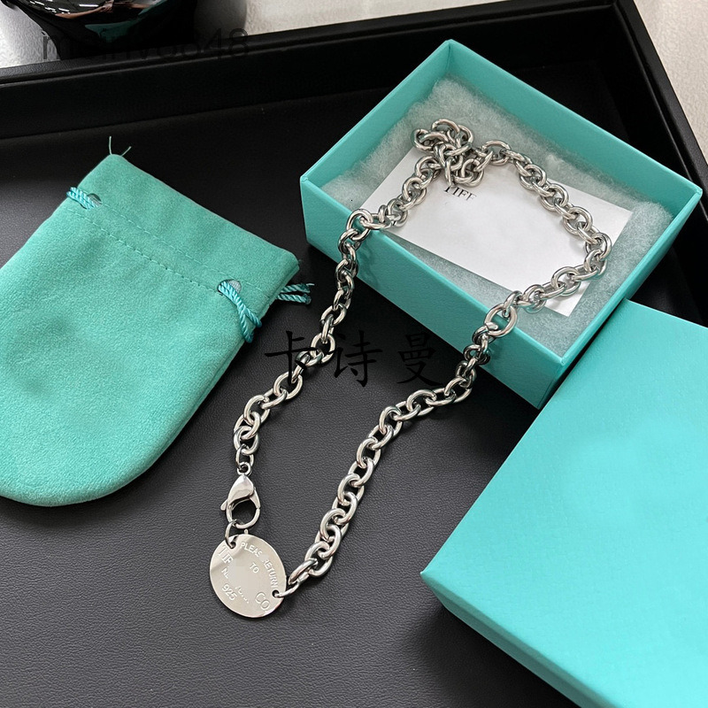 tiffamy and co Designer mens and womens luxury necklace 18K gold 925 silver Fashion Trendy Elegant Casual Simple tiffamy tiffanyx tiffanys Choker