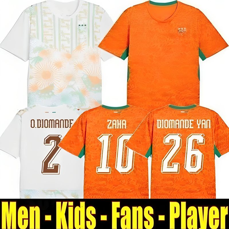 Cote d Ivoire 2026 World Cup Soccer Jerseys Ivory Coast Africa Cup of Nations Football Shirts 26 27 KRASSO KESSIE GUESSAND AMAD DIOMANDE FOFANA
