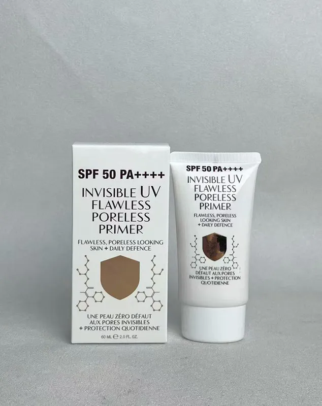 Luxury Face Makeup Foundation Primer PORELESS PRIMER DAILY DEFENCE 60ml Face Foundations Cream Moisturizing Gel Face Skin Base Cosmetics