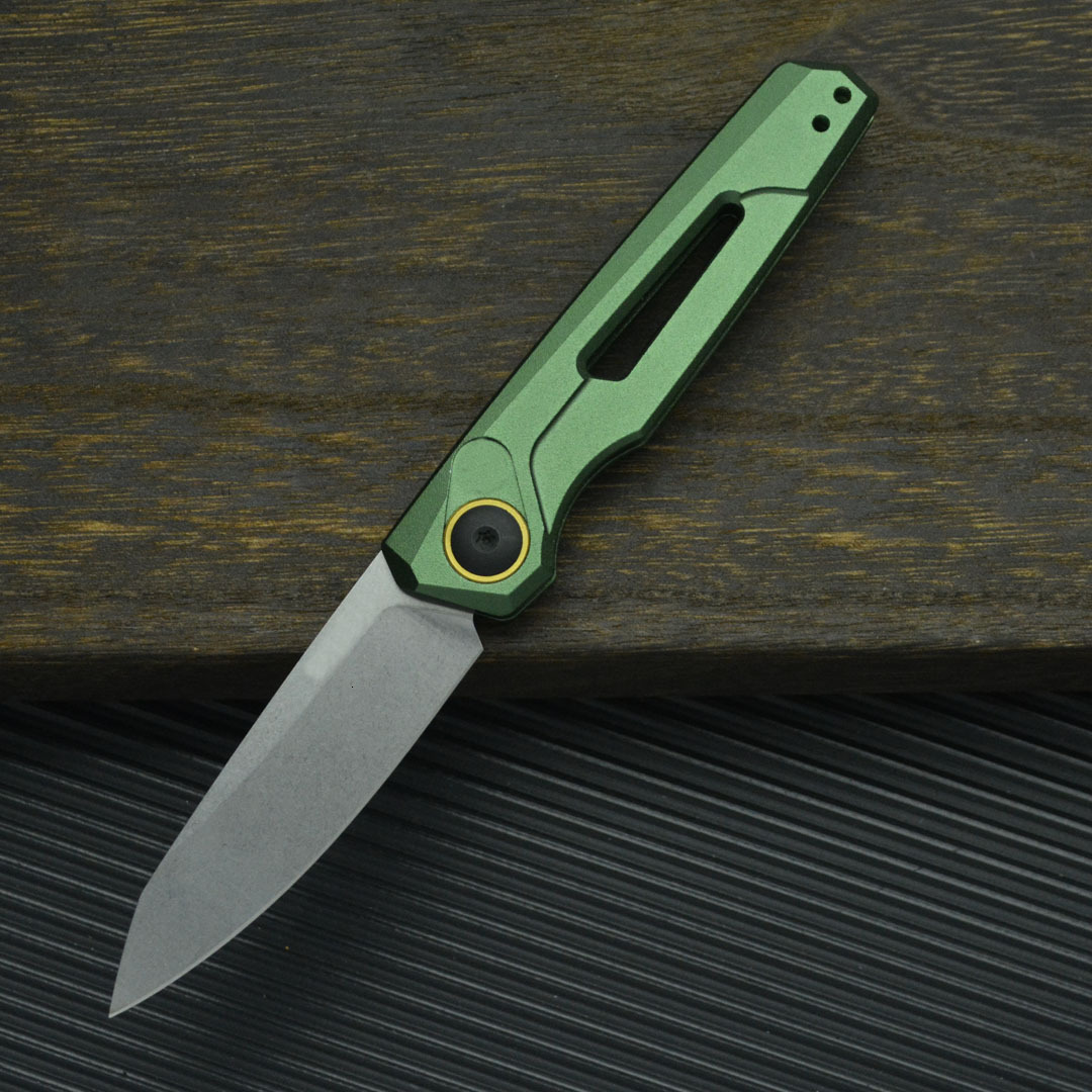 7550 Folding Knife High-Hardness 9Cr18Mov Blade T6 Aviation Aluminum Handle Practical Outdoor Camping Self-Defense EDC Tool