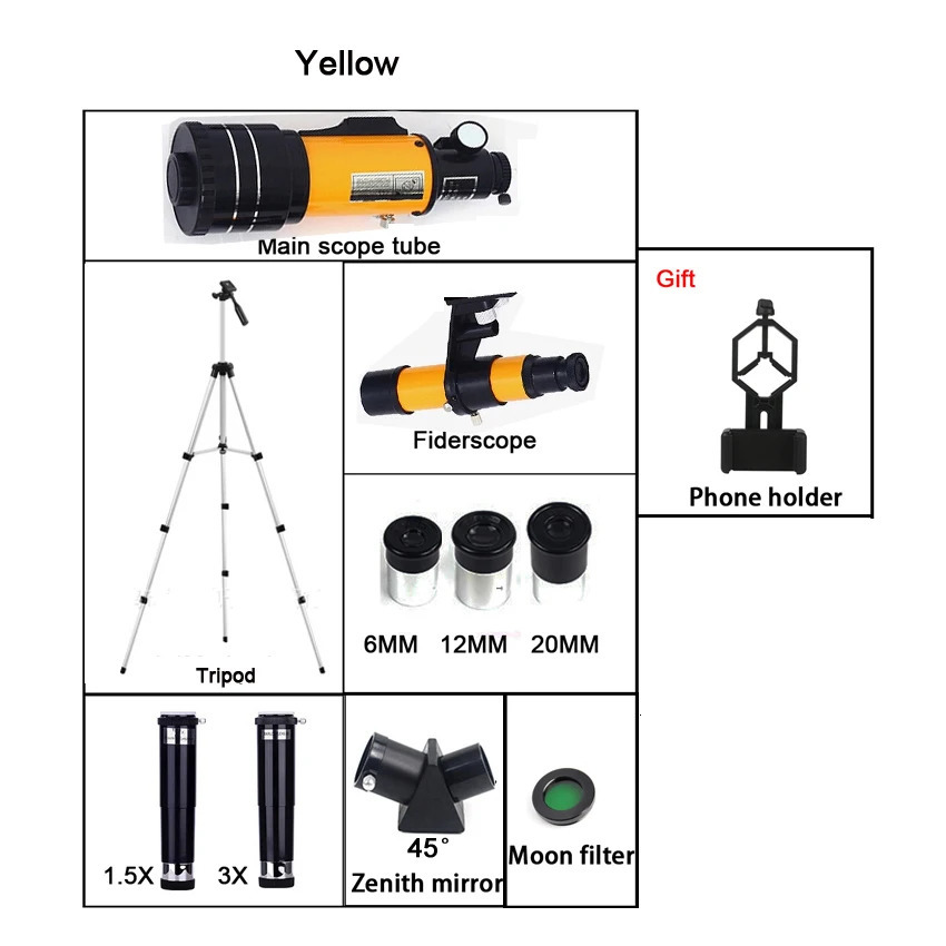 Professional Astronomical Telescope F30070 Monocular 150 Times Zoom HD Night Vision View Moon Star AZM70300 Stargazing 260429 - view 7