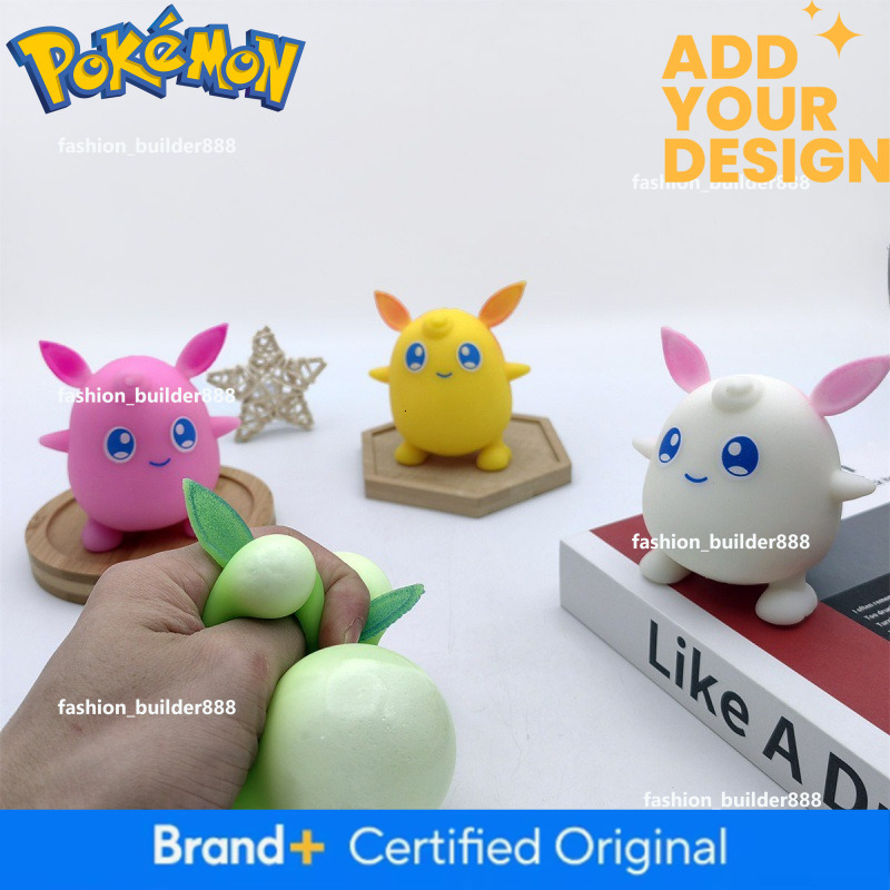 Pokemon Doll Stress-Relief Jigglypuff Pokemon Squishy For Venting And Boredom Relief, Popular Cross-Border Toy Hot Sell