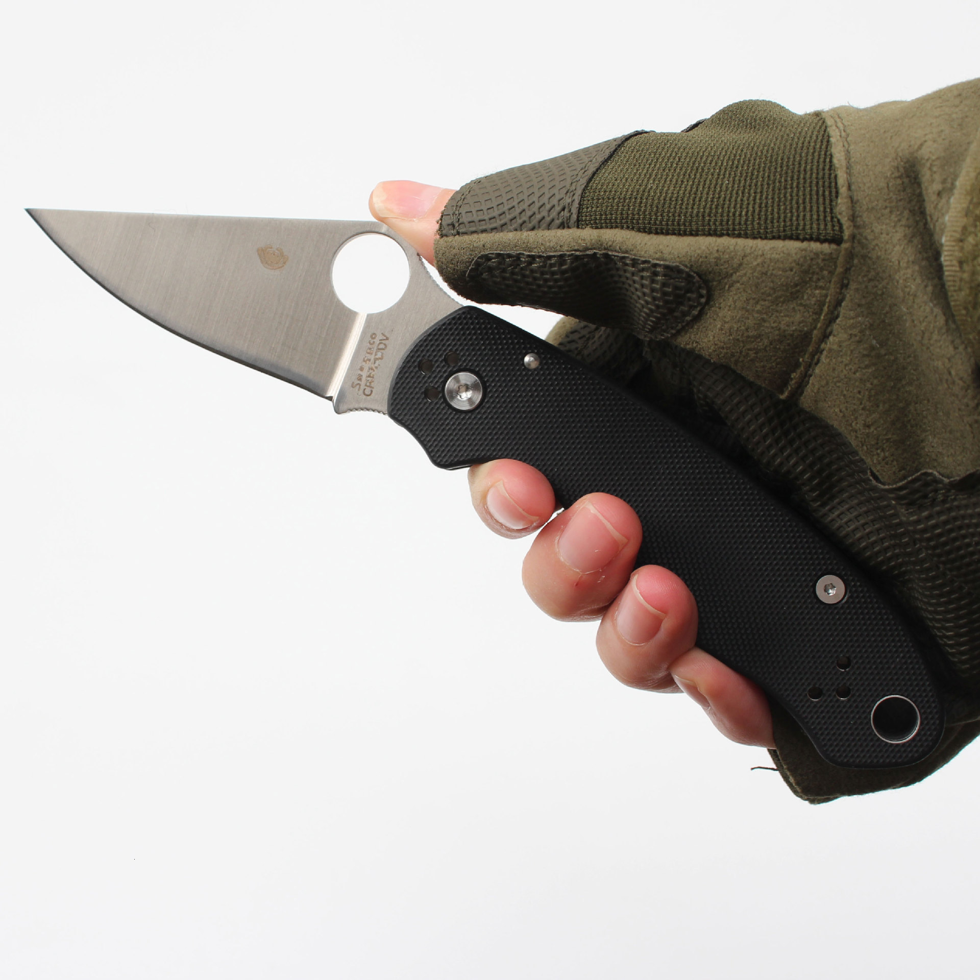 C233 Outdoor Wilderness Survival Portable High Hardness G10 Handle Folding Knife