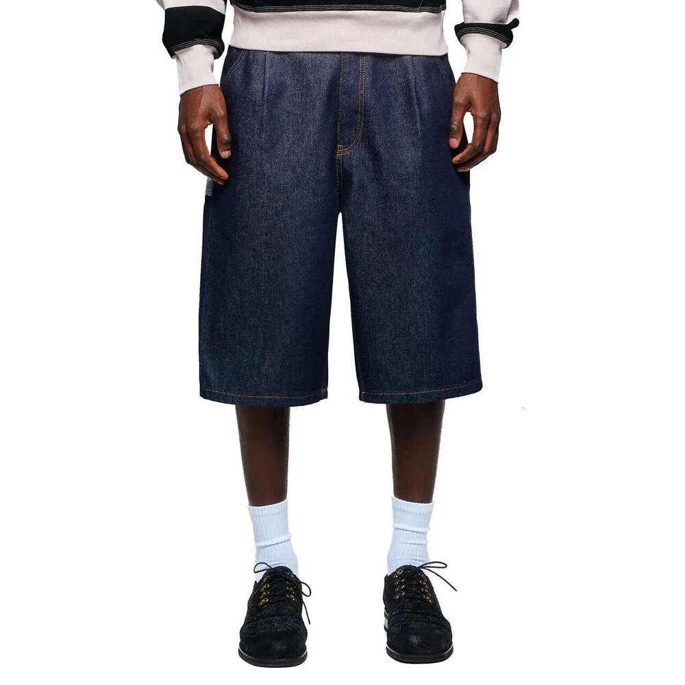 Denim Hot Pants Women Baggy Frayed Edge Distressed Casual Daily European and American cross-border derschutze embroidered denim shorts for men,