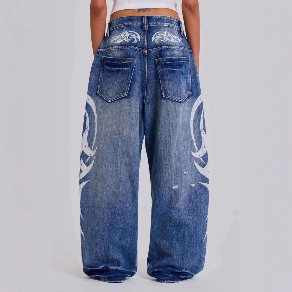 Denim Shorts Ladies Plus Size High Waist Distressed Stretch Curvy Summer European and American cross-border Jaded London