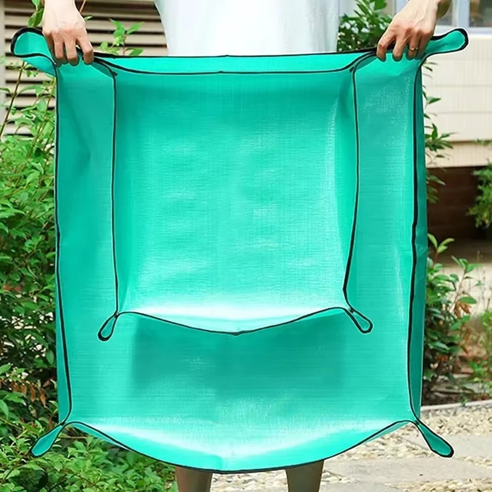 1pc Flower Pots Planting Mat Waterproof Transplanting Mats Foldable PE Plant Repotting Gardening 32100cm 260429