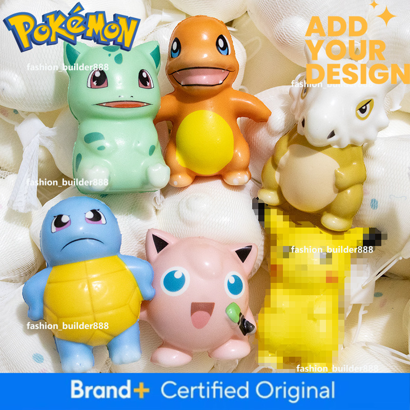 Pokemon Doll Authentic Pokemon Slow-Rebound Stress-Relief Squishy Toys For Children, Wholesale Decorative Items, Street Vendor Figurines, Trendy Colle