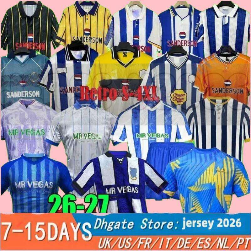 Size S-2XL 25 26 27 Sheffields BANNAN soccer jerseys 2025 2026 Wednesdays 3rd football shirts 92 93 94 95 97 98 99 10