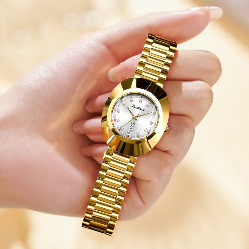 Gold Business Personality Handsome Watch Fashionable Casual Quartz Watch 250530